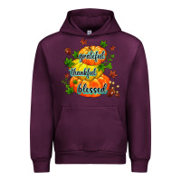 Mauve Wine grateful thankful blessed Urban Hoodie - MaliasSmallBusiness