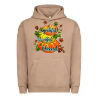Pigment Burro grateful thankful blessed Urban Hoodie - MaliasSmallBusiness