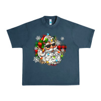 Midnight Navy santa with sunglasses christmas Urban Heavy Tee - Zillion Design Studio