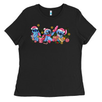 Pink Christmas Stitch And Gifts Ladies Tee | Teevron
