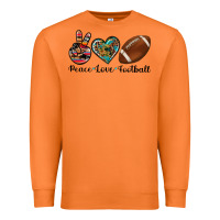 Carrot peace love football Premium Sweatshirt - Artiststas