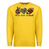 Lemon peace love football Premium Sweatshirt - Artiststas
