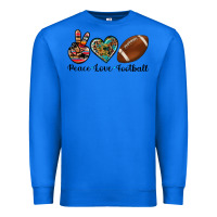 True Royal peace love football Premium Sweatshirt - Artiststas