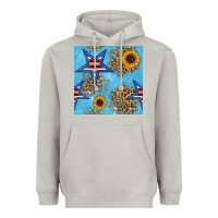 Moon Dust american star and sunflower seamless  pattern Heavyweight Hoodie - BundleAndBundleShop