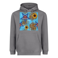 Storm american star and sunflower seamless  pattern Heavyweight Hoodie - BundleAndBundleShop
