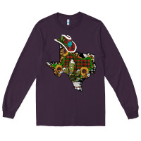 Plum christmas texas Long Sleeve Tee - RanaPortraitStore