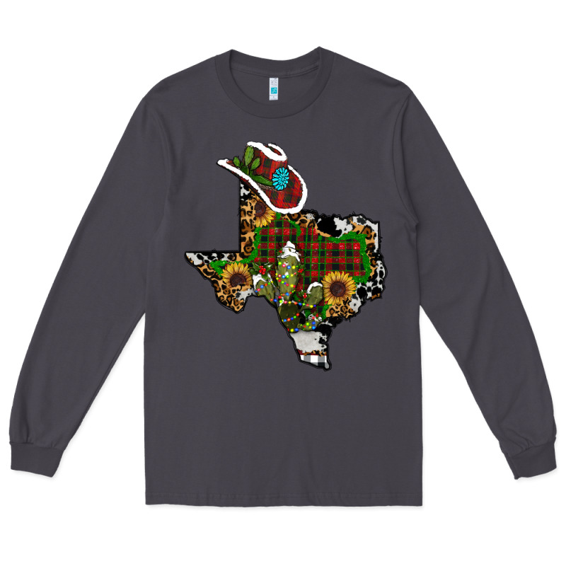 Christmas Texas Long Sleeve Tee by RanaPortraitStore | Teevron
