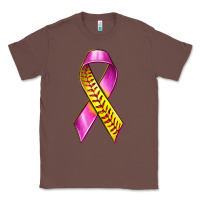 Chestnut Breast Cancer Ribbon Softball Classic Tee - texasbilliewilder