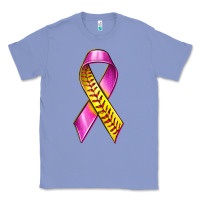 Colony Blue Breast Cancer Ribbon Softball Classic Tee - texasbilliewilder