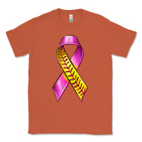 Copper Breast Cancer Ribbon Softball Classic Tee - texasbilliewilder
