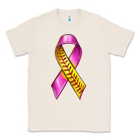 Natural Breast Cancer Ribbon Softball Classic Tee - texasbilliewilder