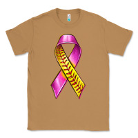Toasted Coconut Breast Cancer Ribbon Softball Classic Tee - texasbilliewilder