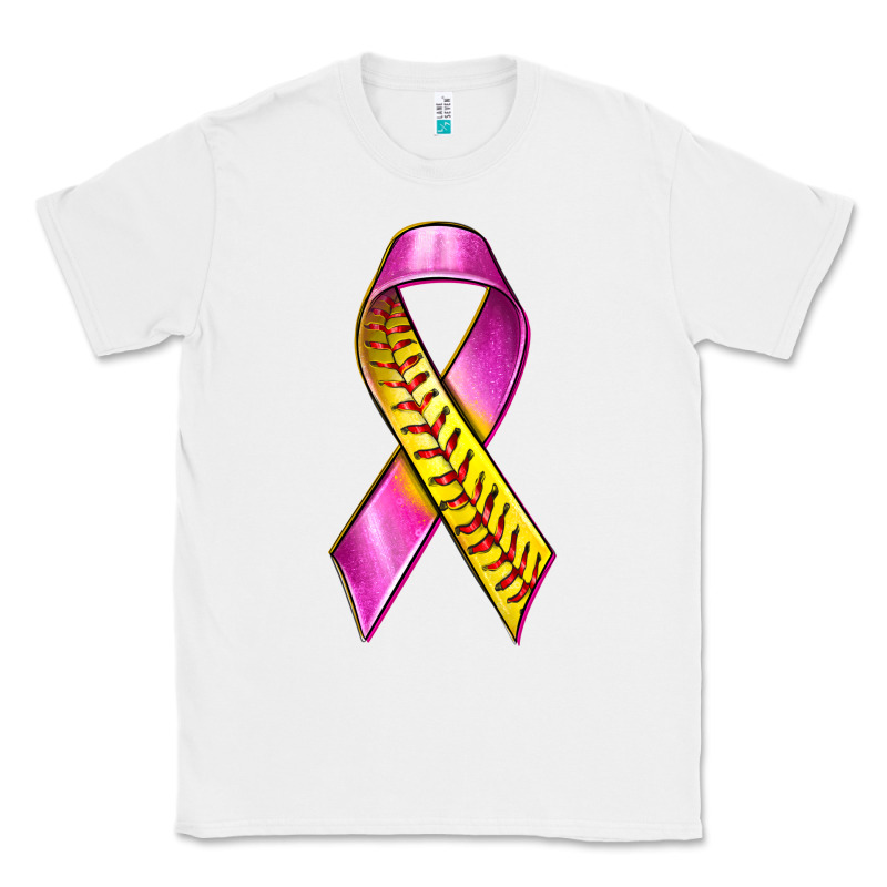 Breast Cancer Ribbon Softball Classic Tee by texasbilliewilder | Teevron