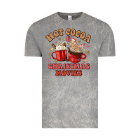 Cloud Rock hot cocoa and christmas movies Vintage Tee - MaliasSmallBusiness