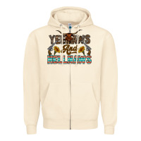 Sandshell yeehaws and hellnaws Zipper Hoodie - CowhideDigitalArt
