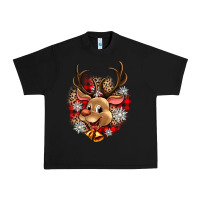 Black reindeer christmas Urban Heavy Tee - Zillion Design Studio