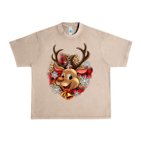 French Oak reindeer christmas Urban Heavy Tee - Zillion Design Studio