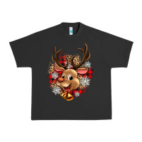 Pigment Black reindeer christmas Urban Heavy Tee - Zillion Design Studio
