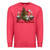 Cardinal merry christmas with gnomes Premium Sweatshirt - AdoDesignShop