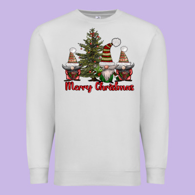 Merry Christmas With Gnomes Premium Sweatshirt Designed By Adodesignshop