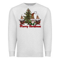 Oatmeal Heather merry christmas with gnomes Premium Sweatshirt - AdoDesignShop