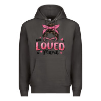 Smoke one loved mama messy bun Premium Hoodie - MaliasSmallBusiness