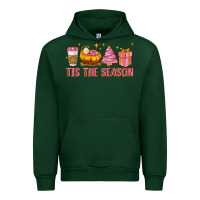 Forest Green tis the season Urban Hoodie - MaliasSmallBusiness