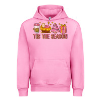 Fuchsia Pink tis the season Urban Hoodie - MaliasSmallBusiness