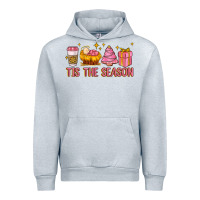 Heather Grey tis the season Urban Hoodie - MaliasSmallBusiness