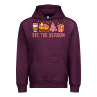 Mauve Wine tis the season Urban Hoodie - MaliasSmallBusiness