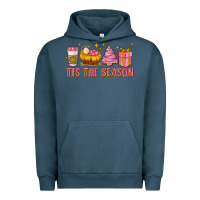 Pigment Midnight Navy tis the season Urban Hoodie - MaliasSmallBusiness