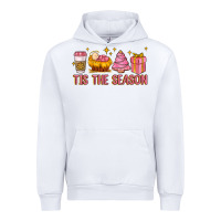 White tis the season Urban Hoodie - MaliasSmallBusiness