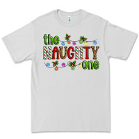 Dove Grey The Naughty One Christmas Premium Tee - Artiststas