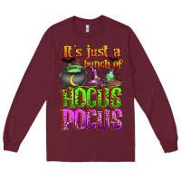Burgundy it's just a bunch of hocus pocus Long Sleeve Tee - Zillion Design Studio