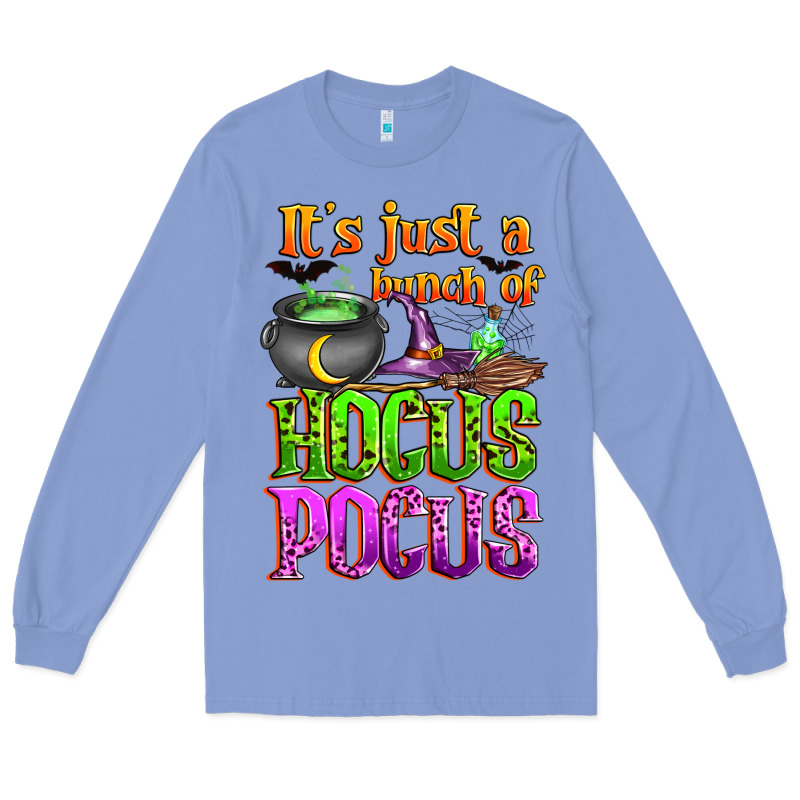It's Just A Bunch Of Hocus Pocus Long Sleeve Tee by Zillion Design Studio | Teevron