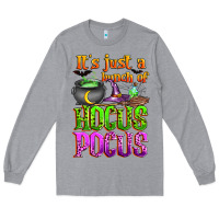 Heather Grey it's just a bunch of hocus pocus Long Sleeve Tee - Zillion Design Studio