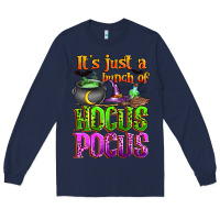 Navy it's just a bunch of hocus pocus Long Sleeve Tee - Zillion Design Studio