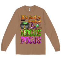 Toasted Coconut it's just a bunch of hocus pocus Long Sleeve Tee - Zillion Design Studio