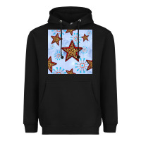 Black 4th of july leopard star seamless pattern Heavyweight Hoodie - BundleAndBundleShop