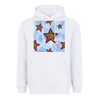 White 4th of july leopard star seamless pattern Heavyweight Hoodie - BundleAndBundleShop