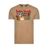Vintage Coffee santas favorite soccer player Vintage Tee - MaliasSmallBusiness