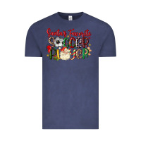 Vintage Denim santas favorite soccer player Vintage Tee - MaliasSmallBusiness