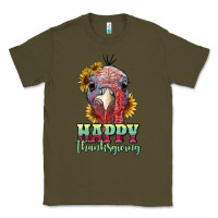 Army Green happy thanksgiving turkey Classic Tee - RanaPortraitStore