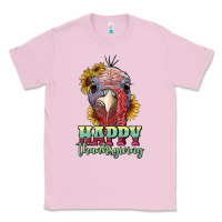 Bubblegum Pink happy thanksgiving turkey Classic Tee - RanaPortraitStore