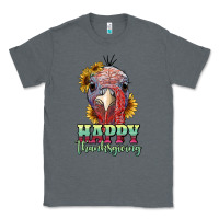 Charcoal Heather happy thanksgiving turkey Classic Tee - RanaPortraitStore