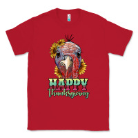 Red happy thanksgiving turkey Classic Tee - RanaPortraitStore