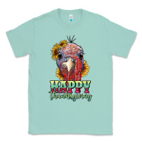 Seafoam happy thanksgiving turkey Classic Tee - RanaPortraitStore