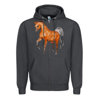 Smoke horse Zipper Hoodie - FaDigitalArtStudio