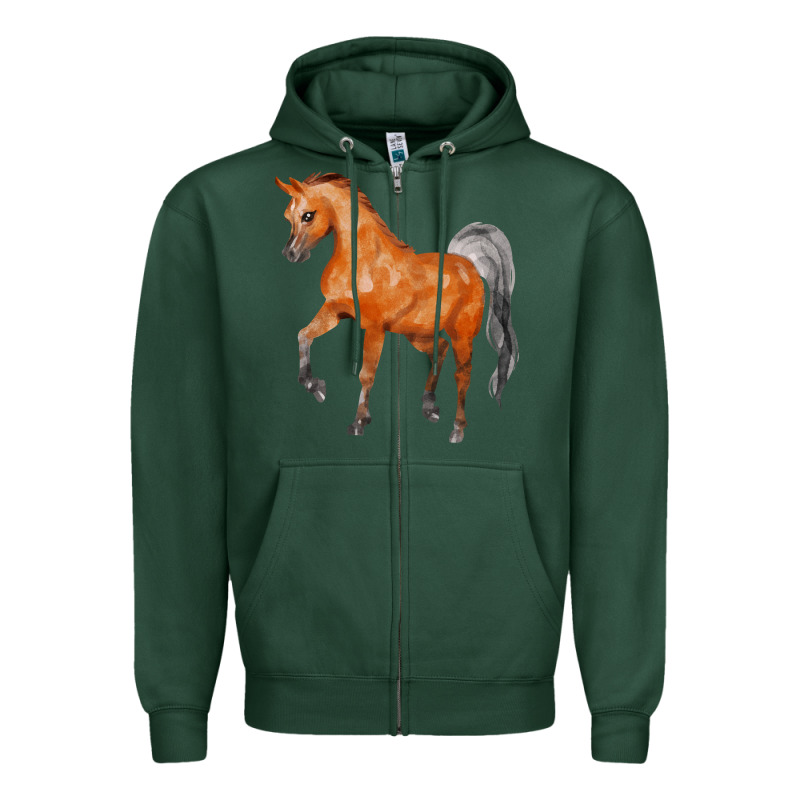 Horse Zipper Hoodie by FaDigitalArtStudio | Teevron