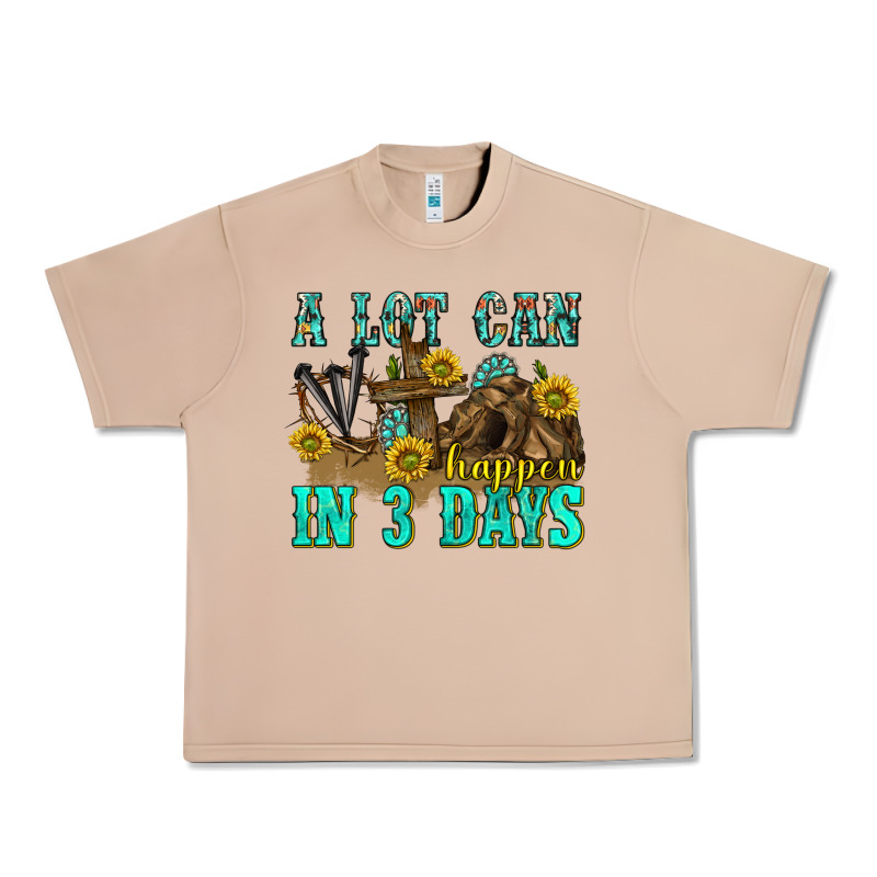A Lot Can Happen In 3 Days Western Urban Heavy Tee by texasbilliewilder | Teevron